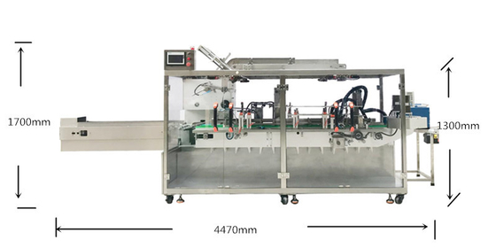 カートンのパッキング機械歯磨き粉のカートンのホールダーのGluer薬剤の自動機械